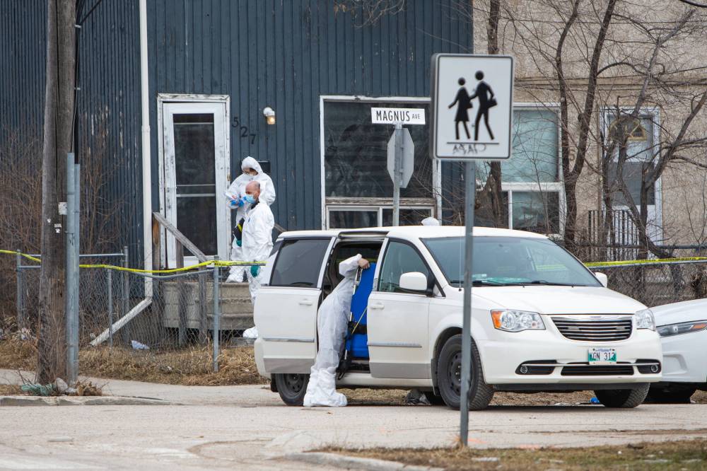 DANIEL CRUMP / FREE PRESS FILES
                                David Allan Morrisseau was convicted of second-degree murder in the death of Aaron Tobacco on Magnus Avenue in 2022.