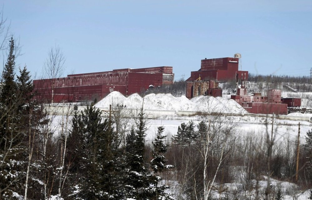 FILE - The closed LTV Steel taconite plant sits idle near Hoyt Lakes, Minn., Feb. 10, 2016. (AP Photo/Jim Mone, File)