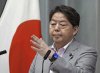 FILE - Japan's Chief Cabinet Secretary Yoshimasa Hayashi speaks during a press conference at the prime minister's office in Tokyo, on Aug. 27, 2024. (Kyodo News via AP, File)