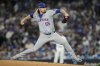 FILE - New York Mets pitcher Ryne Stanek throws against the Los Angeles Dodgers during the sixth inning in Game 6 of a baseball NL Championship Series, Oct. 20, 2024, in Los Angeles. (AP Photo/Ashley Landis, file)