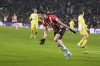 PSV's Ivan Perisic celebrates after scoring his side's opening goal during the Champions League playoff second leg soccer match between PSV and Juventus at Phillips Stadium in Eindhoven, Netherlands, Wednesday, Feb.19, 2025. (AP Photo/Peter Dejong)