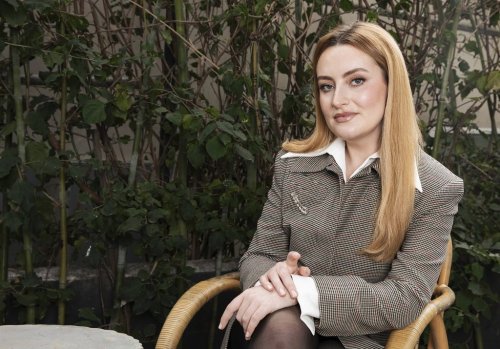 Amelia Dimoldenberg poses for a portrait on Wednesday, Feb. 19, 2025, in West Hollywood, Calif. (Photo by Rebecca Cabage/Invision/AP)