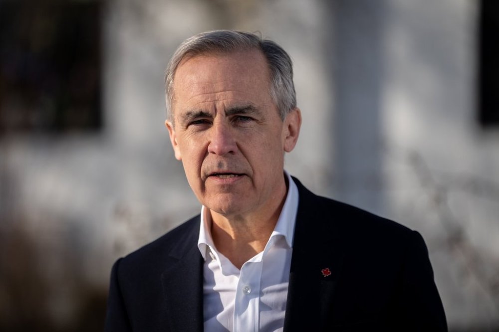 Mark Carney, candidate for the leadership of the Liberal Party of Canada, speaks during a news conference in Vancouver, B.C., Thursday, Feb. 13, 2025. THE CANADIAN PRESS/Ethan Cairns