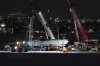 Cranes lift the wreckage of Delta Flight 4819 from the runway onto a truck at Toronto Pearson International Airport, in Mississauga, Ont., Wednesday, Feb. 19, 2025. THE CANADIAN PRESS/Arlyn McAdorey