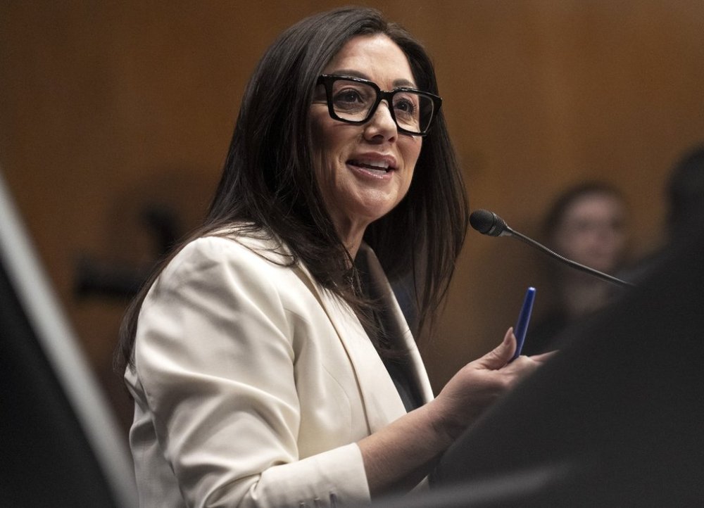 Lori Chavez-DeRemer attends a hearing of the Senate Health, Education, Labor, and Pensions Committee on her nomination for Secretary of Labor, Wednesday, Feb. 19, 2025, on Capitol Hill in Washington. (AP Photo/Jacquelyn Martin)
