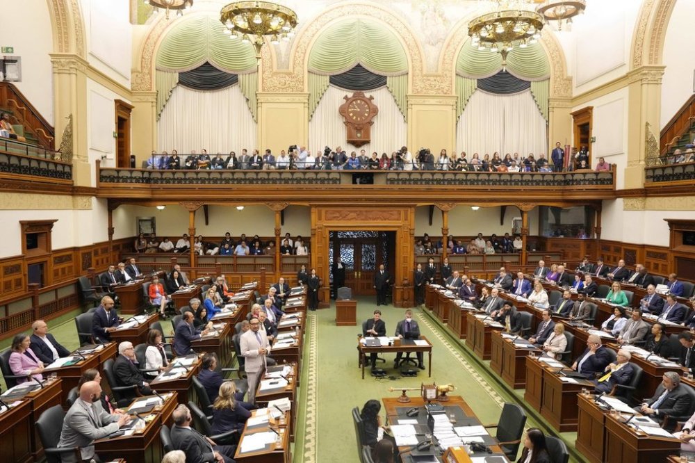 A general view of the Ontario legislature in Toronto is shown on Tuesday, May 28, 2024. THE CANADIAN PRESS/Chris Young
