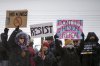 People demonstrate during the Presidents Day protest Monday, Feb. 17, 2025, in Lincoln, Neb. (Justin Wan/Lincoln Journal Star via AP)