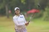 A Lim Kim of South Korea watches her shot on the 7th hole during the final round of the LPGA Honda Thailand golf tournament in Pattaya, southern Thailand, Sunday, Feb. 23, 2025. (AP Photo/Kittinun Rodsupan)