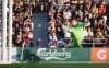 Pacific FC goalkeeper Emil Gazdov allows a goal to Vancouver Whitecaps' Ryan Gauld, not seen, during second-half Canadian Championship semifinal soccer action in Langford, B.C., Wednesday, July 10, 2024. THE CANADIAN PRESS/Darryl Dyck
