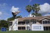 Luke Clanton tees off on the eighth hole during the first round of the Cognizant Classic golf tournament, Thursday, Feb. 27, 2025, in Palm Beach Gardens, Fla. (AP Photo/Rebecca Blackwell)