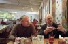 FILE - Gene Hackman, right, and long-time friend Daniel Lenihan, discuss their new book, 