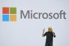 FILE - Microsoft CEO Satya Nadella addresses attendees at the Microsoft Ignite conference, Nov. 19, 2024, in Chicago. (AP Photo/Charles Rex Arbogast, File)