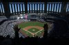 FILE - Fans react after New York Yankees' Aaron Judge hits a home run during the third inning of a baseball game against the San Francisco Giants at Yankee Stadium, April 2, 2023, in New York. (AP Photo/Seth Wenig, File)