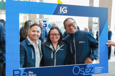 Employees at IGM Financial attend the organization’s annual IG Employee Forum in Winnipeg.