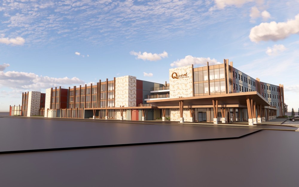Supplied
Artist's rendering of the proposed 400-bed Quest Recovery Centre.