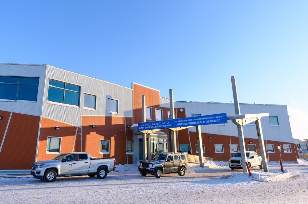 Healthcare workers in Nunavut are accusing Ottawa of pulling the rug out from under a federal funding program, and forcing some pregnant Inuit women and their families into unsafe situations in the process. The Qikiqtani General Hospital is shown in Iqaluit on Wednesday, Jan. 19, 2022. THE CANADIAN PRESS/Dustin Patar