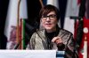 Executive Director of First Nations Child Family Caring Society of Canada, Cindy Blackstock speaks on child welfare during the Assembly of First Nations (AFN) Special Chiefs Assembly in Ottawa, on Wednesday, Dec. 4, 2024. THE CANADIAN PRESS/Spencer Colby