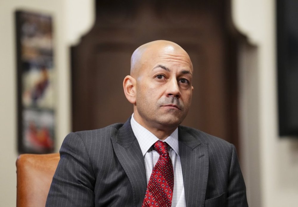 Yukon Premier Ranj Pillai is shown in the Prime Minister's office on Parliament Hill in Ottawa on Tuesday, Dec. 3, 2024. THE CANADIAN PRESS/Sean Kilpatrick