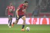 FILE - Lille's Nabil Bentaleb in action during the French League One soccer match between Lille and Marseille at the Pierre Mauroy stadium in Villeneuve d'Ascq, northern France, April 5, 2024. (AP Photo/Matthieu Mirville, File)