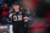 Ontario skip Sam Mooibroek celebrates after scoring five against Quebec in the second end during the Montana's Brier in Kelowna, B.C., on Saturday, March 1, 2025. THE CANADIAN PRESS/Darryl Dyck