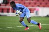 Toronto FC goalkeeper Sean Johnson gathers the ball during MLS soccer action against D.C. United, Saturday, Feb. 22, 2025, in Washington. Having conceded goals in its first two games this season, Toronto FC looks to tighten up its defence Saturday when it visits FC Cincinnati. THE CANADIAN PRESS/AP/Nick Wass