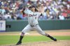 FILE - Detroit Tigers relief pitcher Andrew Chafin delivers during the eighth inning of a baseball game against the Cleveland Guardians, July 25, 2024, in Cleveland. (AP Photo/Nick Cammett, File)