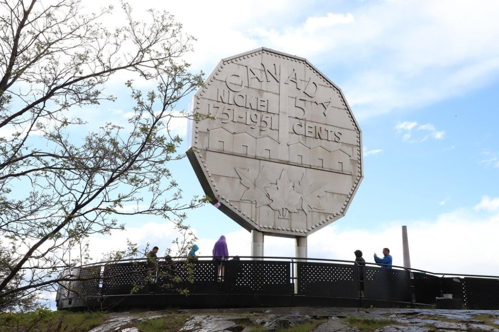 The Big Nickel in Sudbury, Ont. Is shown on Sunday, May 22, 2022. THE CANADIAN PRESS/Gino Donato