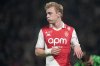Monaco's Mika Biereth grimaces after missing a chance to score during the French League One soccer match between Paris Saint-Germain and Monaco at Parc des Princes stadium in Paris, Friday, Feb. 7, 2025. (AP Photo/Michel Euler)