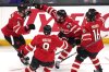 Canada's Connor McDavid (97) celebrates after his winning goal against the United States during an overtime period of the 4 Nations Face-Off championship hockey game, Thursday, Feb. 20, 2025, in Boston. THE CANADIAN PRESS/AP-Charles Krupa