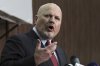 FILE - Karim Ahmed Khan, International Criminal Court chief prosecutor, speaks during a news conference in Khartoum, Sudan, Aug. 12, 2021. (AP Photo/Marwan Ali, File)