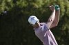 Thomas Detry, of Belgium, hits his tee shot on the fourth hole during the third round of the Phoenix Open golf tournament at TPC Scottsdale Saturday, Feb. 8, 2025, in Scottsdale, Ariz. (AP Photo/Ross D. Franklin)