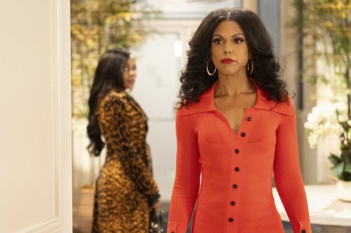 This image released by CBS shows Karla Cheatham Mosley as Dani Dupree Hamilton in a scene from 