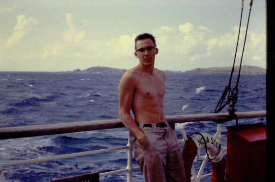 Robert Murray on his travels during his youth. (Robert Murray / Supplied / The Canadian Press)