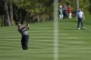Xander Schauffele hits an approach shot to the second green during the second round of The Players Championship golf tournament Friday, March 14, 2025, in Ponte Vedra Beach, Fla. (AP Photo/Julia Demaree Nikhinson)