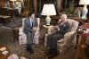 King Charles III, right, meets then prime minister Justin Trudeau at the Sandringham Estate in Norfolk, England, March 3. THE CANADIAN PRESS/Aaron Chown/PA via AP, Pool