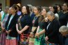 The audience reacts during an apology event as University of Manitoba President Michael Benarroch speaks in Winnipeg on Monday June 3, 2024. A leading residential school expert is questioning the Conservative party's decision to stick with a candidate accused of denying the history of residential schools. THE CANADIAN PRESS/David Lipnowski