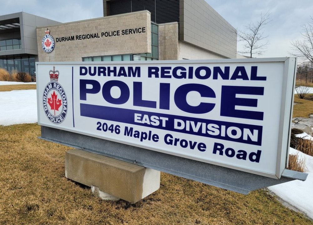 The Durham Regional Police East Division building is shown in Bowmanville, Ont., Saturday March 15, 2025. THE CANADIAN PRESS/Doug Ives