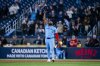 Toronto Blue Jays first base Vladimir Guerrero Jr. (27) celebrates a win over the Washington Nationals following MLB baseball action in Toronto on March 31, 2025. THE CANADIAN PRESS/Thomas Skrlj