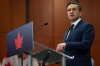 Conservative Leader Pierre Poilievre speaks during a news conference in New Westminster B.C., on Sunday, April 6, 2025. THE CANADIAN PRESS/Ethan Cairns