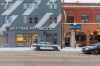 MIKE DEAL / FREE PRESS
Winnipeg Police cruisers block a northbound lane of Osborne Street outside the Anytime Fitness in Osborne Village Thursday morning where it is believed that a person was attacked around 5am. 
250206 - Thursday, February 06, 2025.