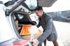 MIKAELA MACKENZIE / FREE PRESS
	

NDP St. Boniface-St. Vital federal election candidate Thomas Linner picks up his lawn signs at Allegra Printing on Thursday, March 27, 2025. 


For Malak story.
Winnipeg Free Press 2025