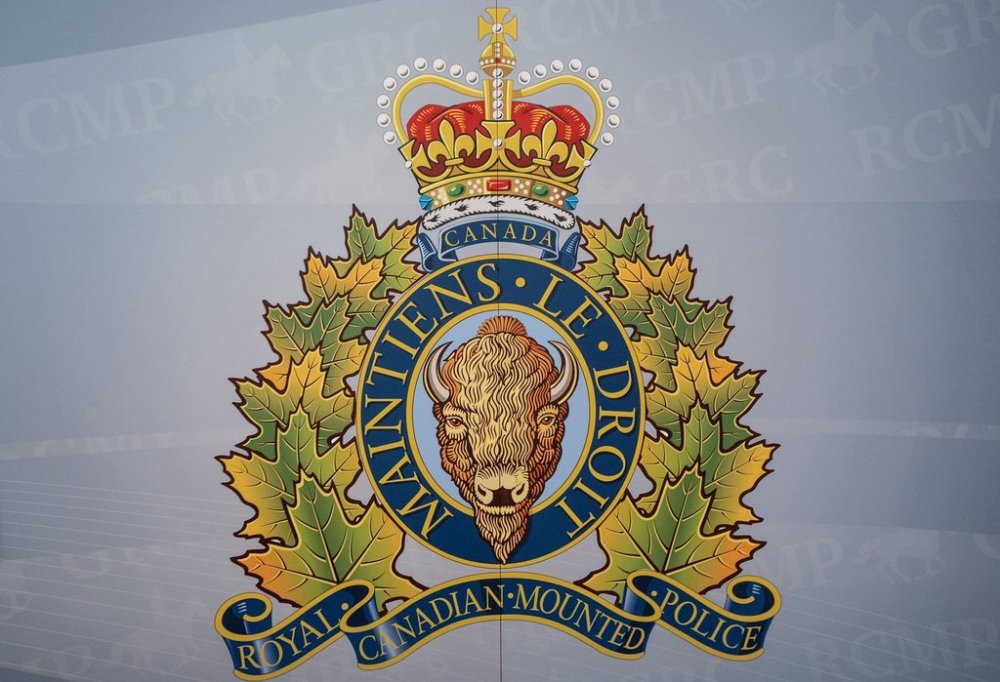 RCMP logo shown in Edmonton, Wednesday, Feb. 5, 2025. THE CANADIAN PRESS/Jason Franson