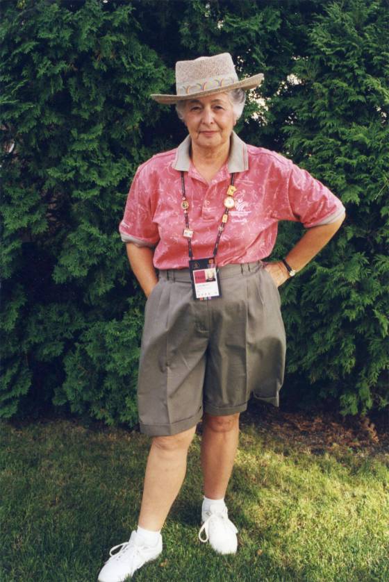 Lorraine volunteered at the Pan Am Games. (Supplied)