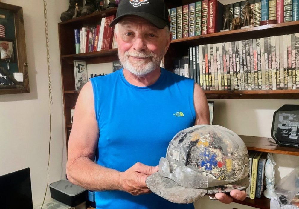 Retired coal miner Stanley