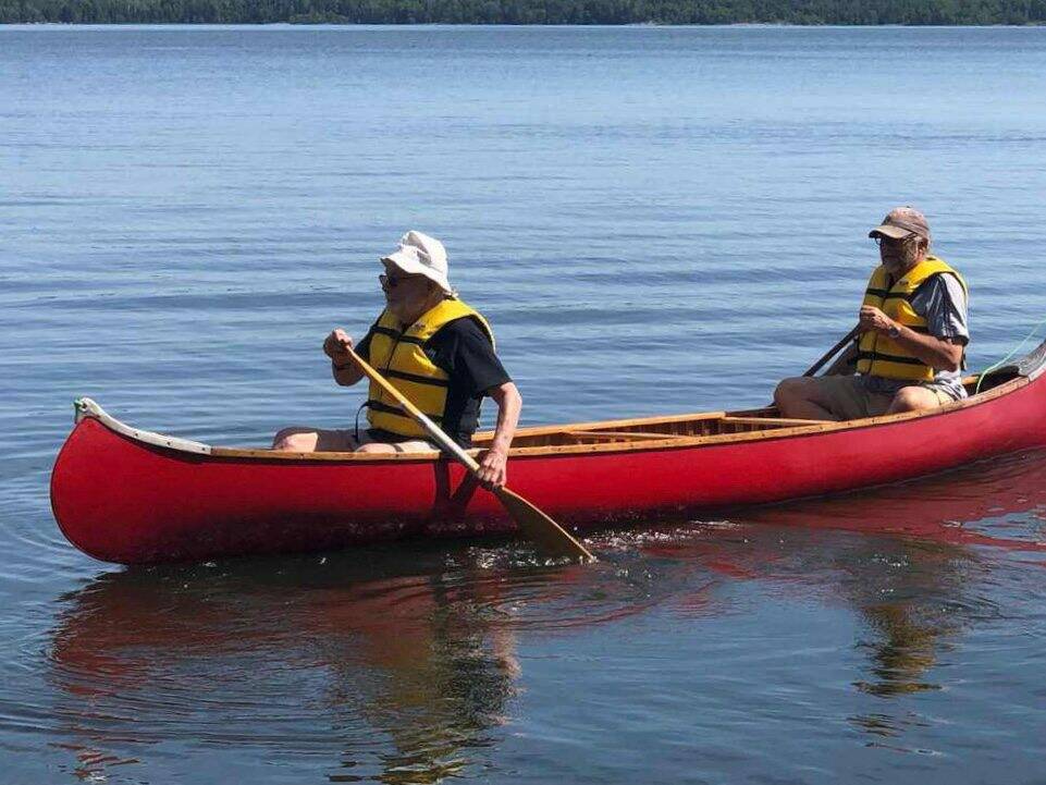 SUPPLIED
Yude Henteleff’s last paddle with his son, Saul.