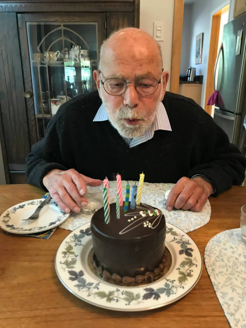 SUPPLIED
Yude Henteleff on his 90th birthday.