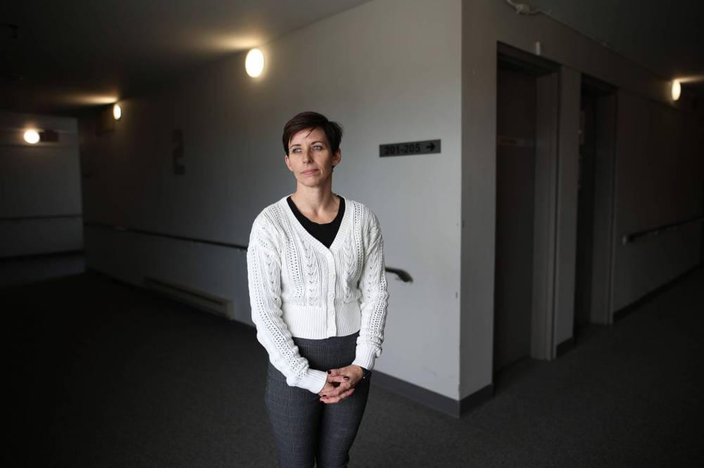 Samantha Murray has seen first-hand the frustrating maze people faced when seeking housing. (Tim Smith / The Brandon Sun)
