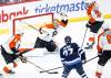 Philadelphia Flyers goaltender Ivan Fedotov (82) saves the shot from Winnipeg Jets’ Nikolaj Ehlers (27) during third period NHL action in Winnipeg on Saturday, March 1, 2025. THE CANADIAN PRESS/John Woods