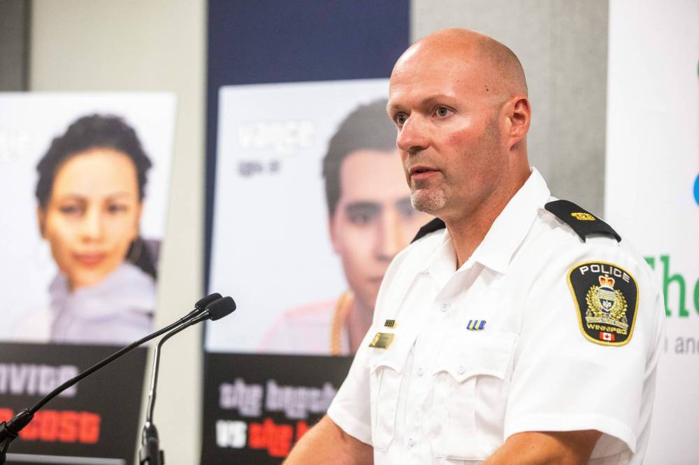 MIKAELA MACKENZIE / FREE PRESS files
Winnipeg Police Service Insp. Elton Hall