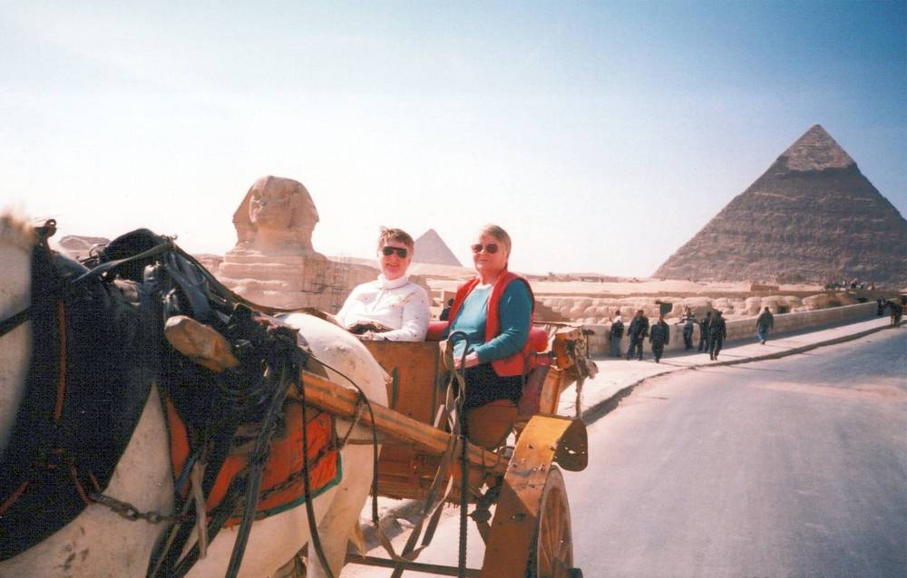 SUPPLIED
In January 2009, Malis and her cousin, Lorna Tergesen, demonstrated their adventurous spirit by travelling together to Cairo.